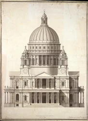 Cathédrale Saint-Paul, vers 1700